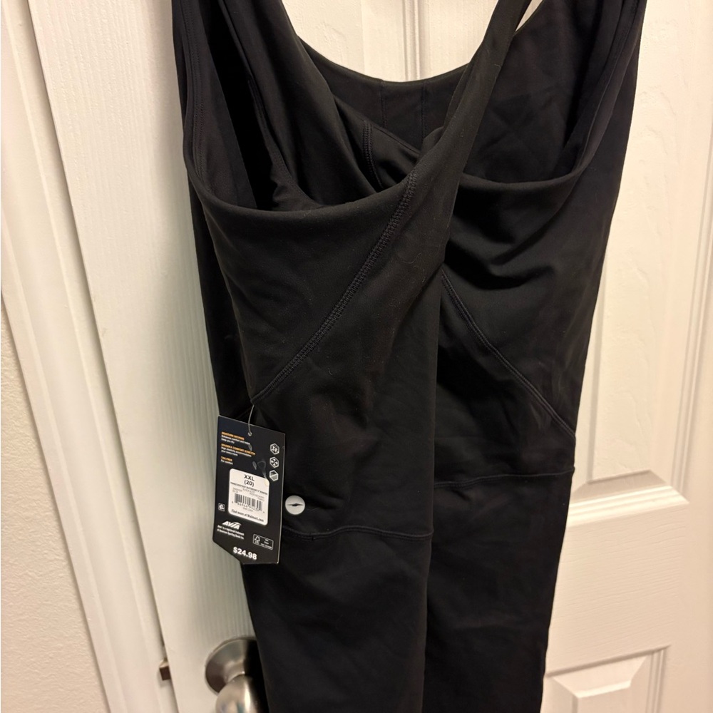 Black Athletic Romper